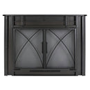 Albus Glass doors Glass Doors Pleasant Hearth   