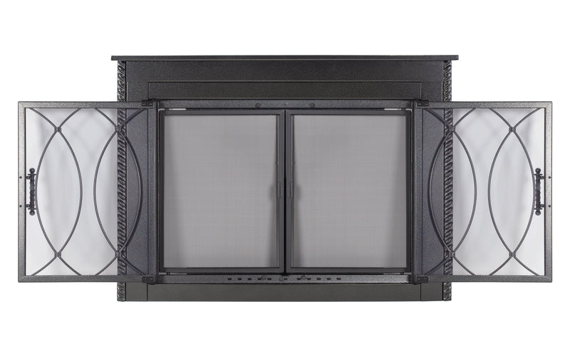 Pleasant Hearth Amhearst Collection Fireplace Glass Doors Glass Doors Pleasant Hearth   