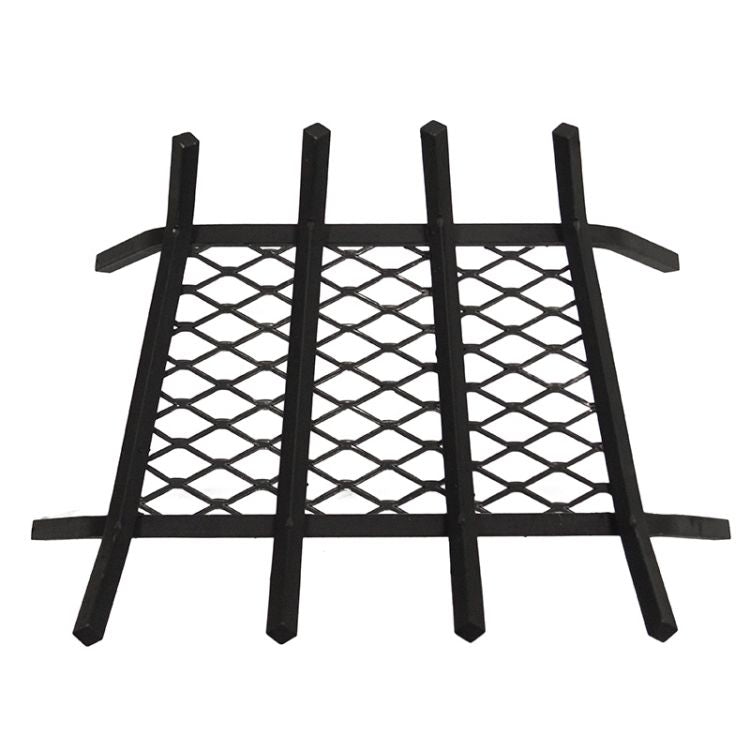 Pleasant Hearth - 1/2 in. steel grate- 18 in. 4 bar with ember retainer Grates Pleasant Hearth   
