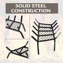 Pleasant Hearth - 1/2 in. steel grate- 24 in. 5 bar with ember retainer Grates Pleasant Hearth   