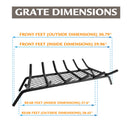 Pleasant Hearth - 1/2 in. steel grate- 30 in. 6 bar with ember retainer Grates Pleasant Hearth   