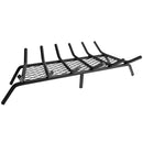 Pleasant Hearth - 1/2 in. steel grate- 30 in. 6 bar with ember retainer Grates Pleasant Hearth   