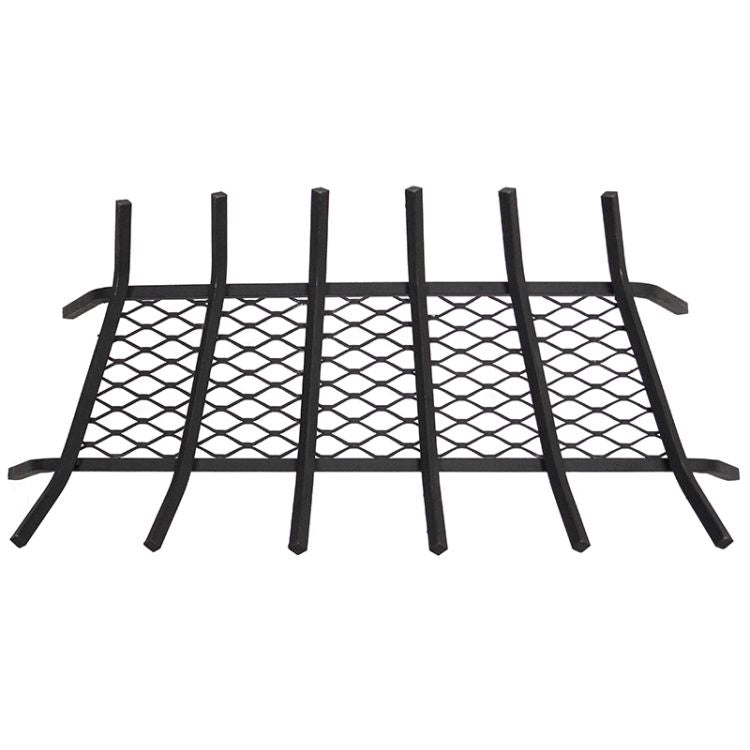 Pleasant Hearth - 1/2 in. steel grate- 30 in. 6 bar with ember retainer Grates Pleasant Hearth   