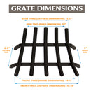 Pleasant Hearth - Lifetime 3/4 in. steel grate - 21 in. 5 bar Grates Pleasant Hearth   