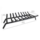 Pleasant Hearth - Lifetime 3/4 in. steel grate - 36 in. 9 bar Grates Pleasant Hearth   