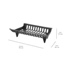 Pleasant Hearth - 24-inch Cast Iron Grate Grates Pleasant Hearth   