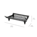 Pleasant Hearth - 27-inch Cast Iron Grate Grates Pleasant Hearth   