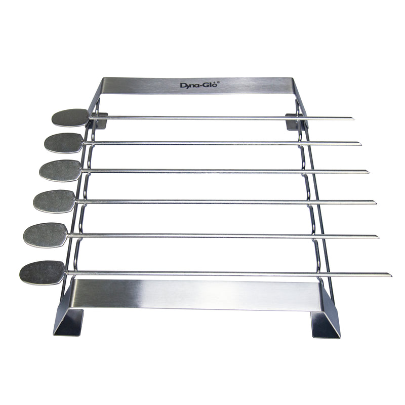 6PC Skewer and Rack Set Grill Accessories Dyna-Glo   