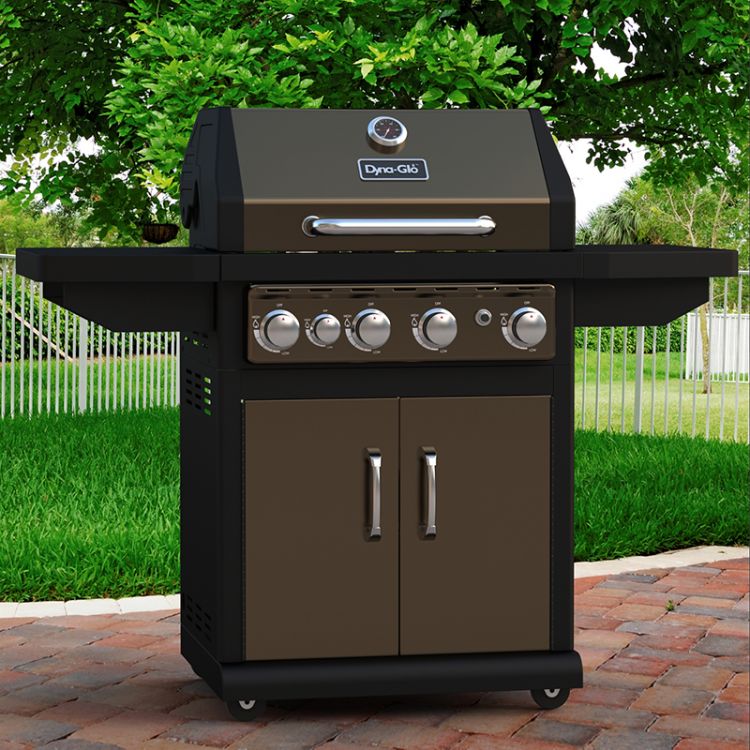 Dyna-Glo 4 Burner Bronze LP Gas Grill  Dyna-Glo   
