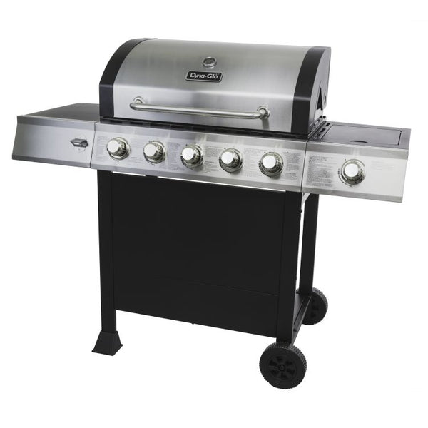Dyna-Glo 5 Burner Open Cart Propane Gas Grill