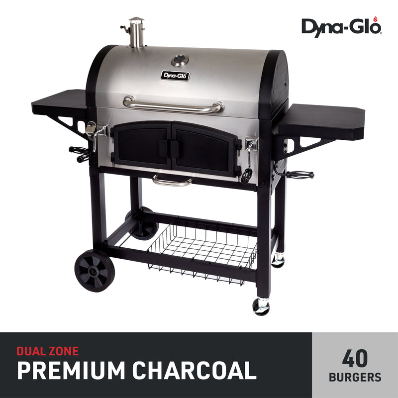X-Large Premium Dual Chamber Charcoal Grill Charcoal Grill Dyna-Glo   