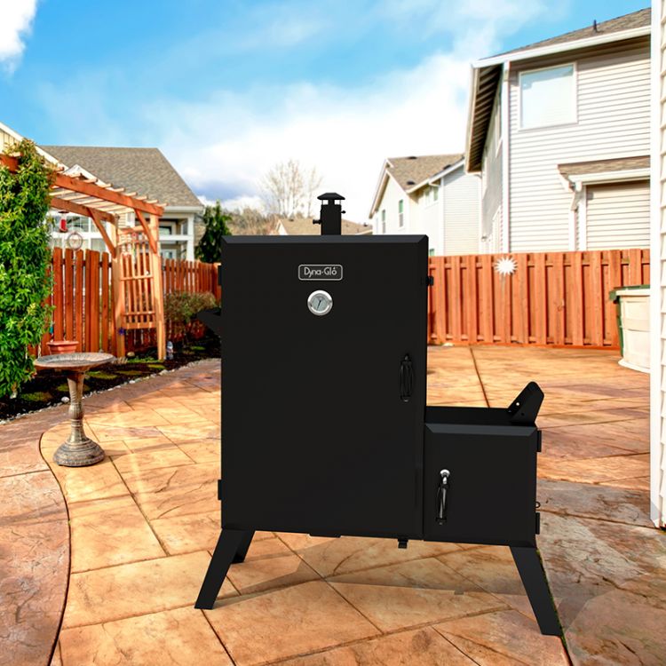 Wide Body Vertical Offset Charcoal Smoker Smokers Dyna-Glo   