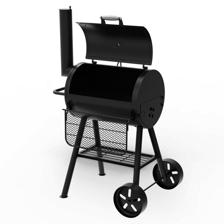 Heavy-Duty Compact Barrel Charcoal Grill Charcoal Grill Dyna-Glo   