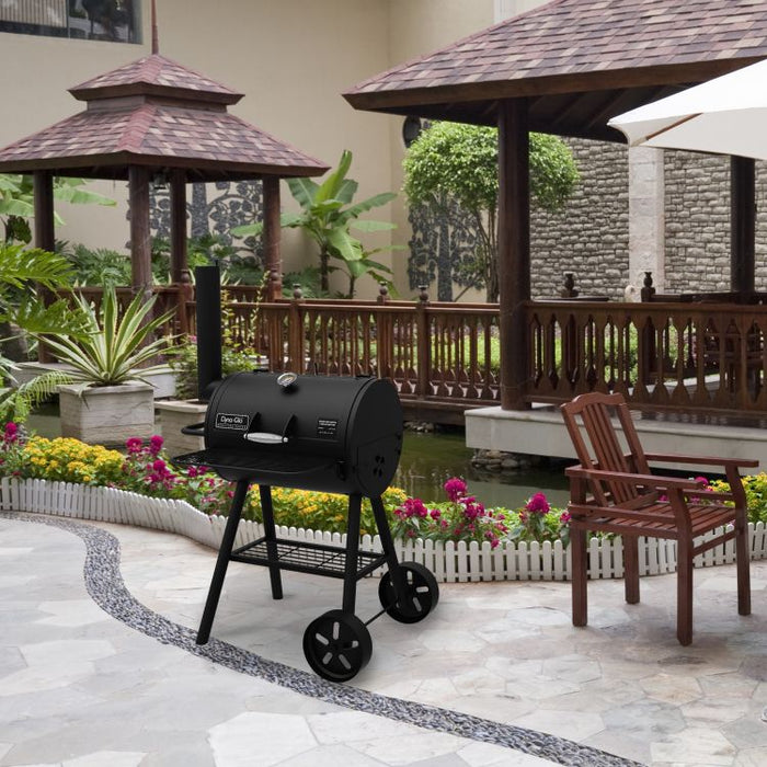 Heavy Duty Compact Barrel Charcoal Grill