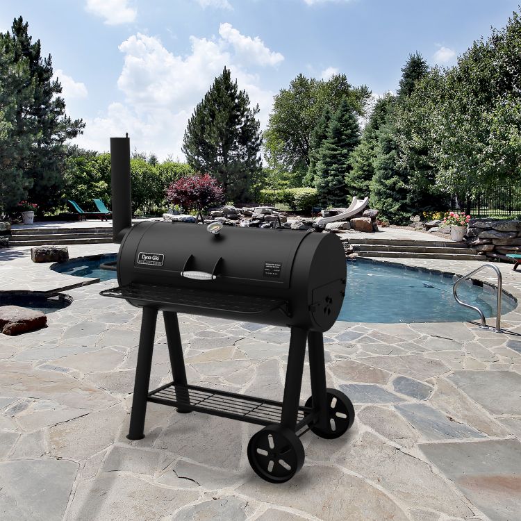 Signature Series Heavy-Duty Barrel Charcoal Grill Charcoal Grill Dyna-Glo   