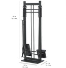 Pleasant Hearth - Preston 5 PC Fireplace Toolset Fireplace Accessories Pleasant Hearth   