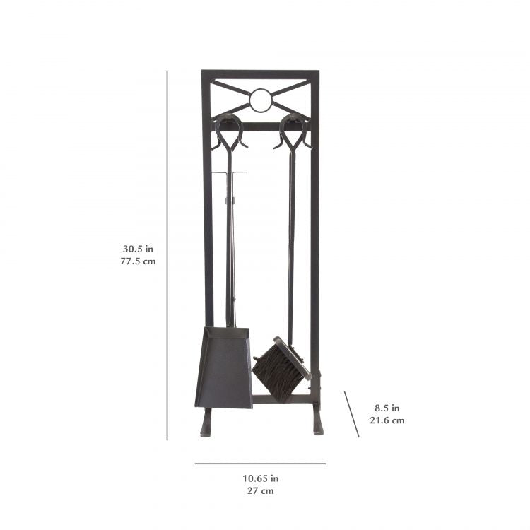 Pleasant Hearth Sheffield 5 Pc. Fireplace Tool Set Fireplace Accessories Pleasant Hearth   