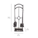 Pleasant Hearth - Diamond 5 PC Fireplace Toolset Fireplace Accessories Pleasant Hearth   