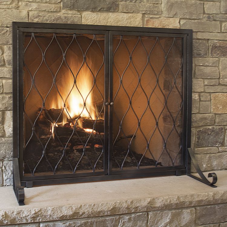 Stonewall Fireplace Screen Fireplace Accessories Pleasant Hearth   