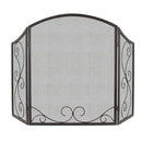 Iris Scroll Fireplace Screen Fireplace Accessories Pleasant Hearth   