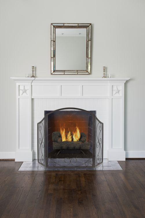 Iris Scroll Fireplace Screen Fireplace Accessories Pleasant Hearth   