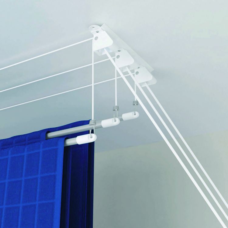 Greenway Laundry Lift 3-Bar Ceiling-Mounted Clothes Dryer Laundry Greenway   