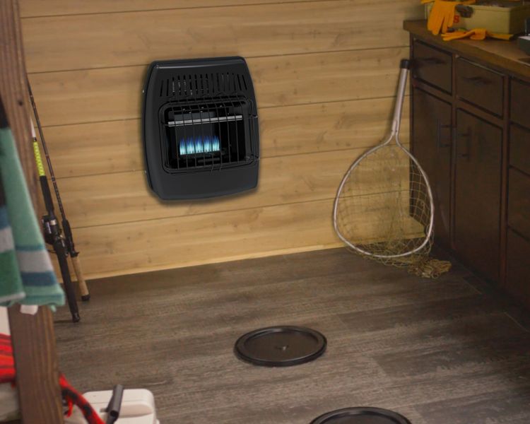 Dyna-Glo 10,000 BTU Liquid Propane Blue Flame Vent Free Ice House Heater  Dyna-Glo   