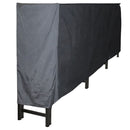 12 ft. Full Polyester Log Rack Cover Log Storage Racks Pleasant Hearth   