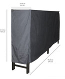 8 ft. Full Polyester Cover Log Storage Racks Pleasant Hearth   