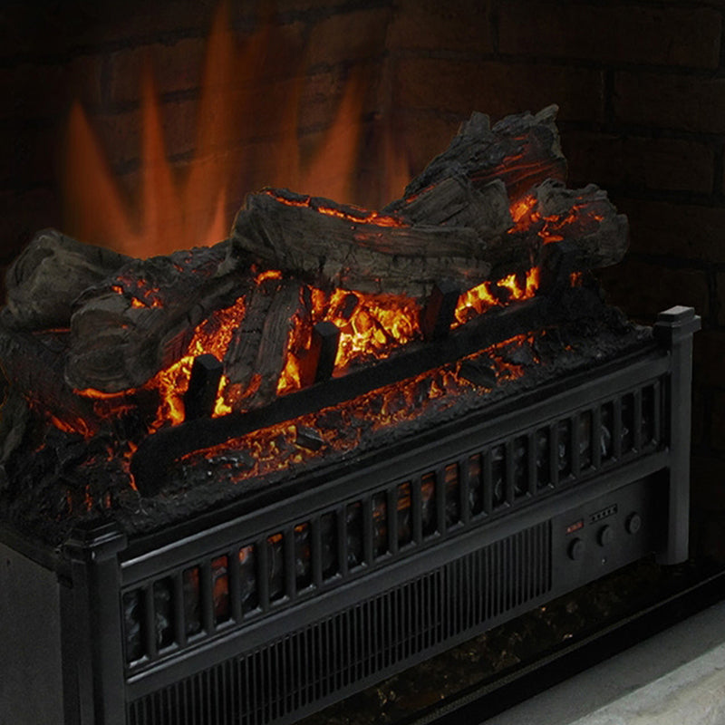 Pleasant Hearth - Electric Log Insert with Heater Electric Fireplaces Pleasant Hearth   