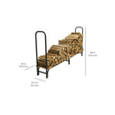 8 ft. Log Rack 32mm Log Storage Racks Pleasant Hearth   