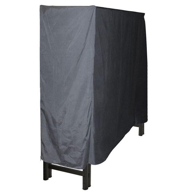 4 ft. Heavy Duty Log Rack with Full Cover Log Storage Racks Pleasant Hearth   