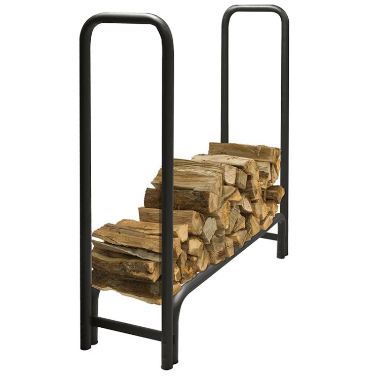 4 ft. Heavy Duty Log Rack Log Storage Racks Pleasant Hearth   