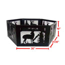 Deer Mountain Folding Fire Ring Fire Pits Pleasant Hearth   