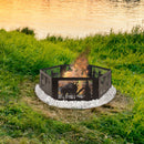 Deer Mountain Folding Fire Ring Fire Pits Pleasant Hearth   