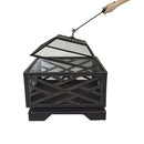 Martin 26" Square Deep Bowl Fire Pit Pleasant Hearth Pleasant Hearth   