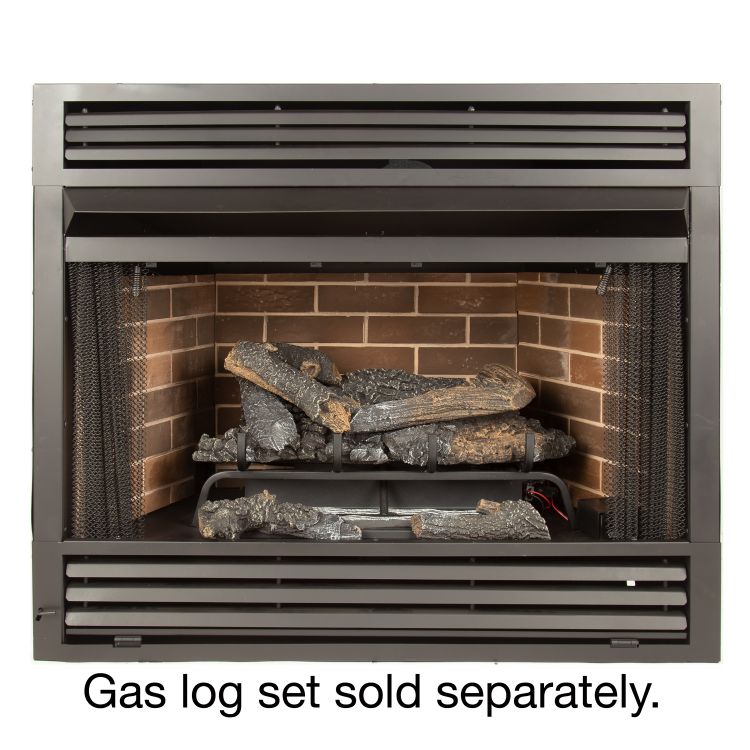 Pleasant Hearth PHZC36C 36 in. Circulating Zero Clearance Universal Firebox Vent Free Fireplaces Pleasant Hearth   