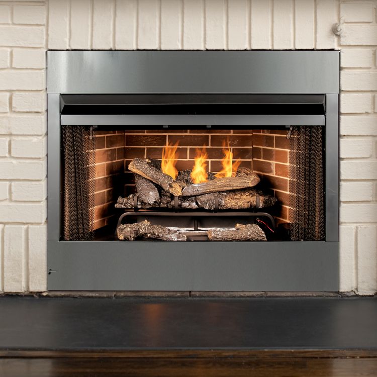 Pleasant Hearth PHZC36F 36 in. Radiant Zero Clearance Universal Firebox Vent Free Fireplaces Pleasant Hearth   
