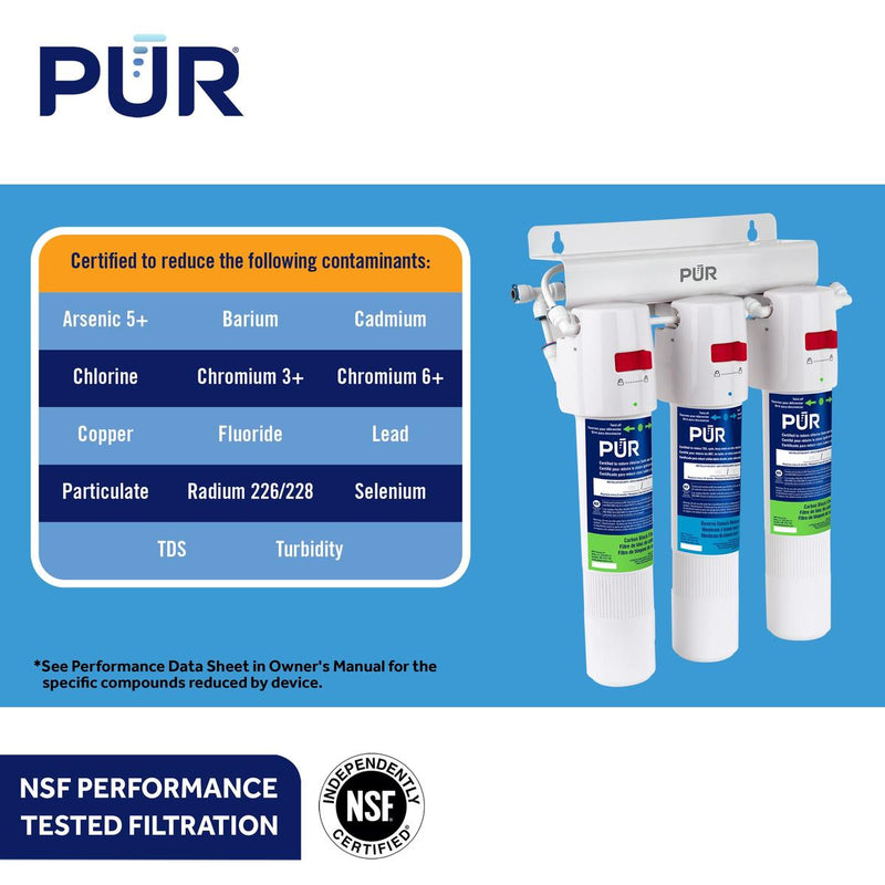 PUR® 3-Stage Under Sink Quick-Connect Reverse Osmosis System Under Sink Reverse Osmosis PUR®   