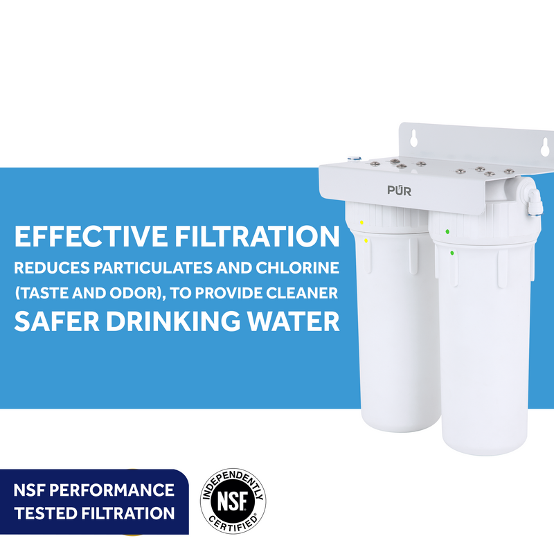 PUR® Dual Stage Under Sink Universal Water Filtration System Under Sink Filtration PUR®   