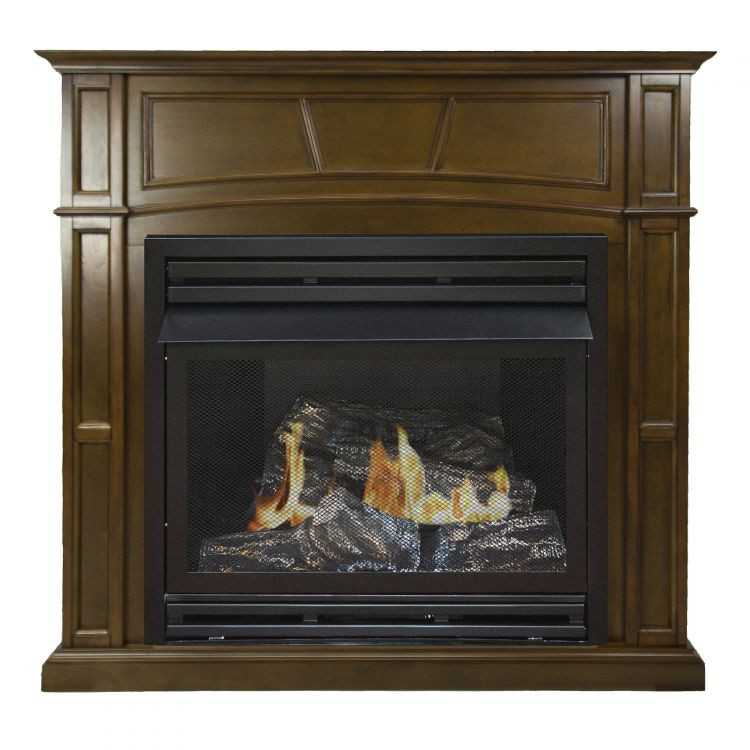 Pleasant Hearth 46 in. NG Full Size Heritage VF Fireplace System 32K BTU Vent Free Fireplaces Pleasant Hearth   