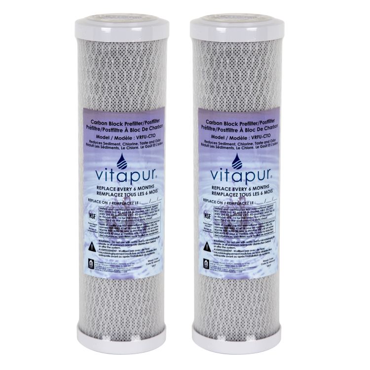 Vitapur Filter Kit for VFK-1U System - 1 year supply includes 2 filters Point-Of-Use Vitapur   