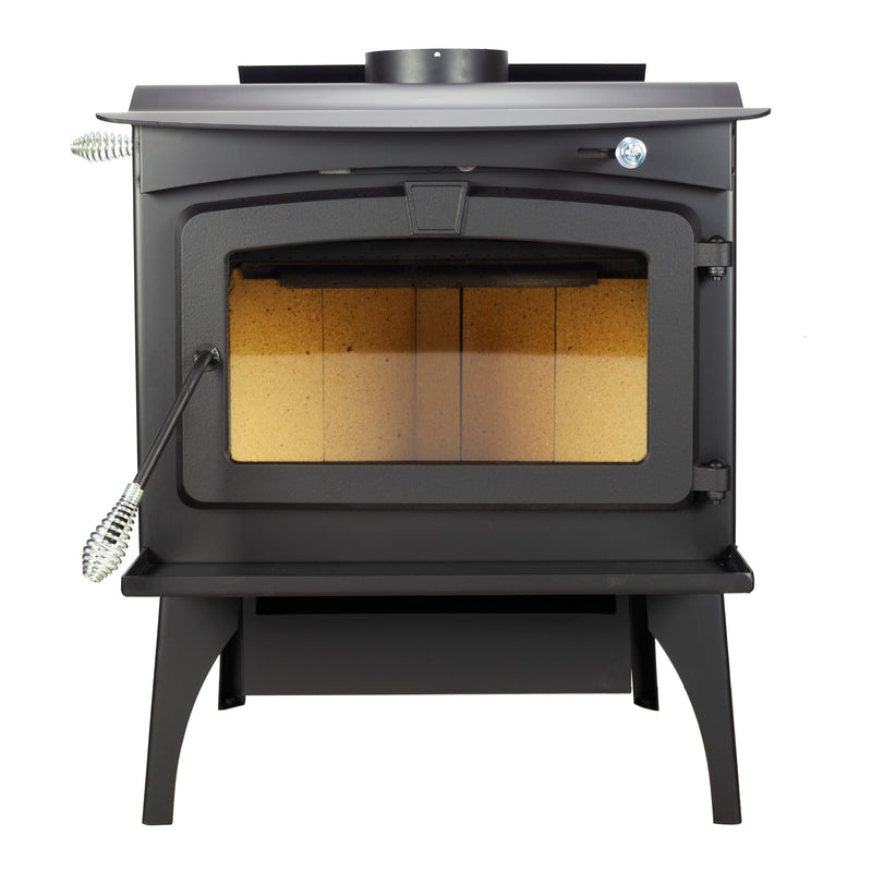 Pleasant Hearth 2,200 Sq. Ft. Wood Stove with Stainless Steel Ash Lip and Blower Wood Stoves Pleasant Hearth   